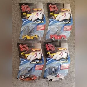 Lot of 4 2007 Speed Racer Hot Wheels Unopened